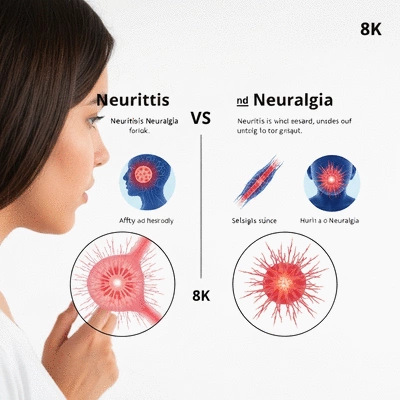 User understanding the differences between Neuritis and Neuralgia