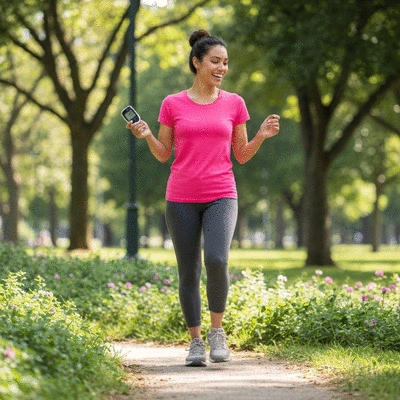 Lifestyle image depicting healthy living with diabetes