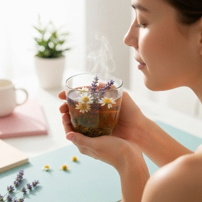 Visual representation of the benefits of natural remedies for nerve inflammation