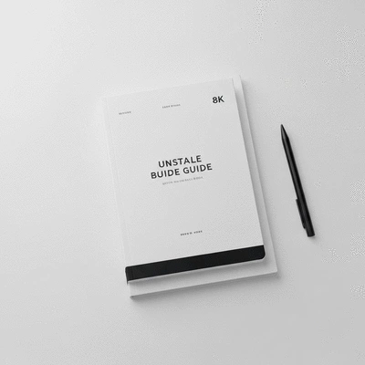 Digital guide or eBook mockup