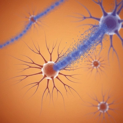 Illustration of diabetic neuropathy