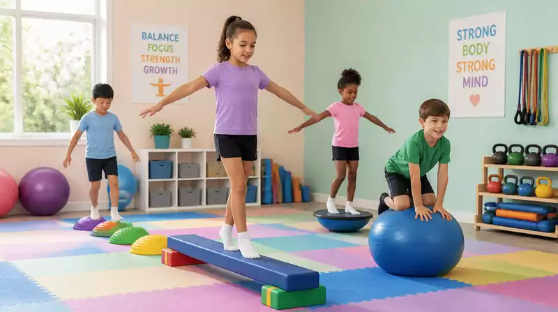 Gleichgewichtstraining für Kinder entwickeln